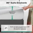 Topper Super Suave de Microfibra, Sobrecolchón 135x190 cm