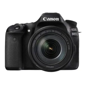 Cámara Canon EOS 80D DSLR 24.2 MP, pantalla táctil y WiFi