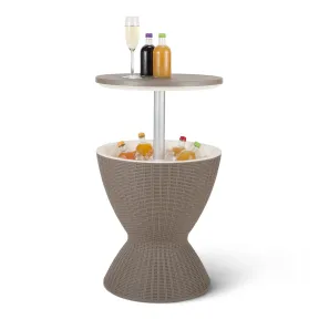Mesa Exterior con Nevera de 29.8 Litros