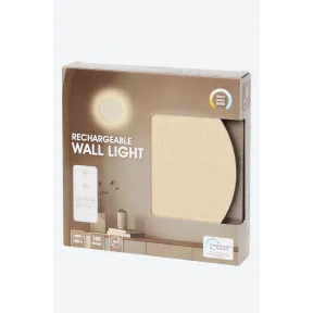 Lámpara recargable de pared 18cm, 100 lúmenes, varias opciones.