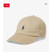 Gorra Chino Ball Beige Júnior Ralph Lauren a 28€