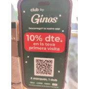 Regístrate en la app y obtén 10% de descuento en Ginos