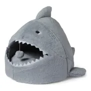 Cueva para Gatos en Forma de Tiburón - Amazon Basics