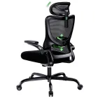 Silla Ergonómica de Oficina Marsail con Reposacabezas Ajustable