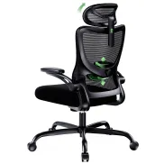 Silla Ergonómica de Oficina Marsail con Reposacabezas Ajustable