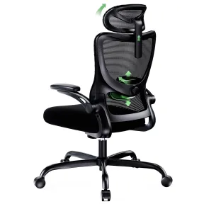 Silla Ergonómica de Oficina Marsail con Reposacabezas Ajustable
