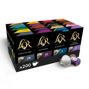 Cápsulas L'OR Espresso Surtido | 20 sabores | Variedad Nespresso