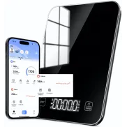 Báscula de cocina inteligente con pantalla LED y app gratis
