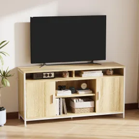 Mueble de TV con Estantes Ajustables para Salón hasta 65"
