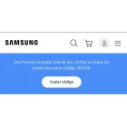 Descuento del 10% en toda la web de Samsung Plus