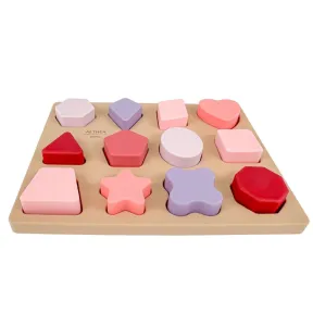 Puzzle Multicolor Sensorial de Silicona Orgánica para Bebés