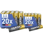 Pack VARTA de Pilas Alcalinas AA y AAA - 40 Unidades