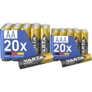 Pack VARTA de Pilas Alcalinas AA y AAA - 40 Unidades
