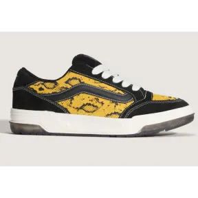 Sneakers Hylane de cuero en negro y amarillo - VANS