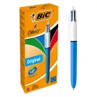 BIC 4 Colours Original Medium, Caja de 12 Bolígrafos