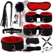 Conjunto Rojo de Nailon Ajustado de 10 Piezas Manga Larga