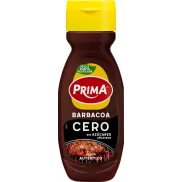 Prima salsa barbacoa Cero, 265 g - 4 unidades sin azúcares