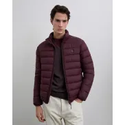Chaqueta Burdeos de Hombre Acolchada Ligera Scalpers