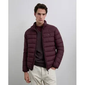 Chaqueta Burdeos de Hombre Acolchada Ligera Scalpers