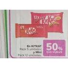 KitKat: 50% de descuento en pack de 5 y mini pack 12