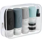 Botellas Reutilizables de Silicona para Viaje, 17 Pzs.