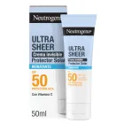Crema Solar Facial Neutrogena Ultra Sheer SPF50, 50 ml