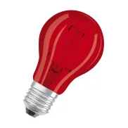 Bombillas decorativas Llorentes E27 rojas 6 unidades 3000 K