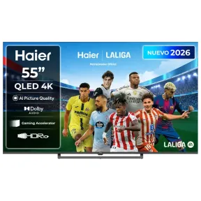 QLED 55" Haier S80G - TV 4K HDR10, Google TV, 120Hz Gaming