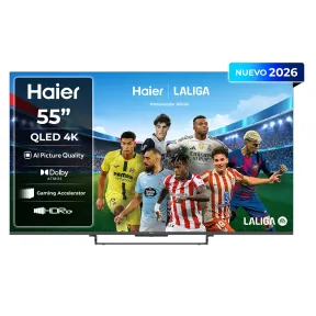QLED 55" Haier S85 4K UHD, 139 cm, 60Hz