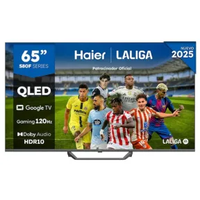 Televisor Haier QLED 65" UHD 4K Smart Google TV 120Hz