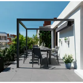 Pérgola Leroy Merlín de Aluminio