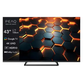 Televisor PEAQ 43" 4K Ultra HD con Google TV