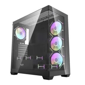 Caja ATX Darkflash DS900 con 7 Ventiladores DM12F aRGB