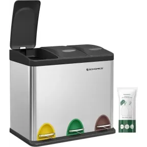 Cubo de Basura de Cocina Reciclaje SONGMICS 24L