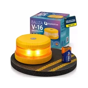 Baliza LED V16 DGT con Geolocalización 360° para Emergencias