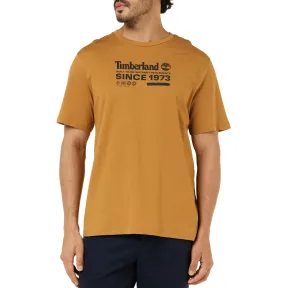 Camiseta Hombre Timberland de Manga Corta en Negro (S a 3XL)