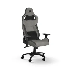 Silla de Juegos Corsair T3 Rush - Carbón y Gris (2023)