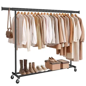 Burro Ropa Extensible SONGMICS con Ruedas y Carga de 150 kg