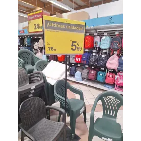 Silla de Jardín en Carrefour, Tres Cantos (Madrid)