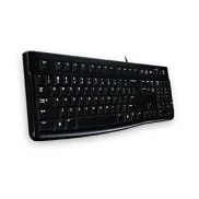 Teclado con Cable Logitech K120, Negro, QWERTZ Alemán