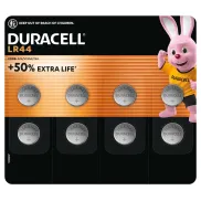 Pilas LR44 Duracell alcalinas 1,5 V (8 unidades) reacondicionadas