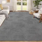 Alfombra Moderna 120x160 cm, Súper Suave y Esponjosa