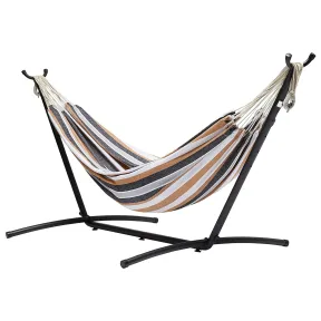 Hamaca Amazon Basics con soporte de tela