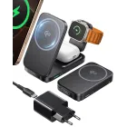 Cargador Inalámbrico 3 en 1 INIU 15W Certificado Qi2