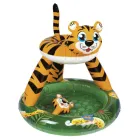 Piscina hinchable infantil con base acolchada