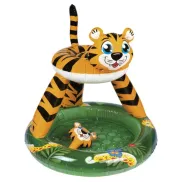 Piscina hinchable infantil con base acolchada