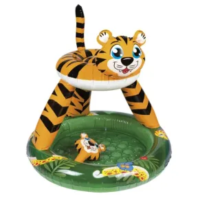Piscina hinchable infantil con base acolchada