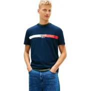 Camiseta Tommy Jeans TJM Stripe para Hombre SS Dm0dm22539