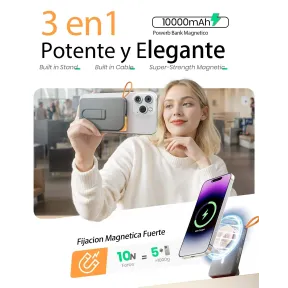 Batería Externa Magnética 10000mAh para iPhone MagSafe