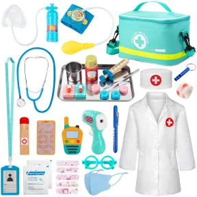 Maletín de Médico Juguete para Niños y Niñas a Partir de 3 Años